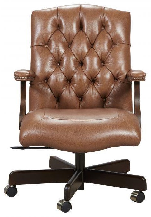 Fairfield leather office 2025 chair